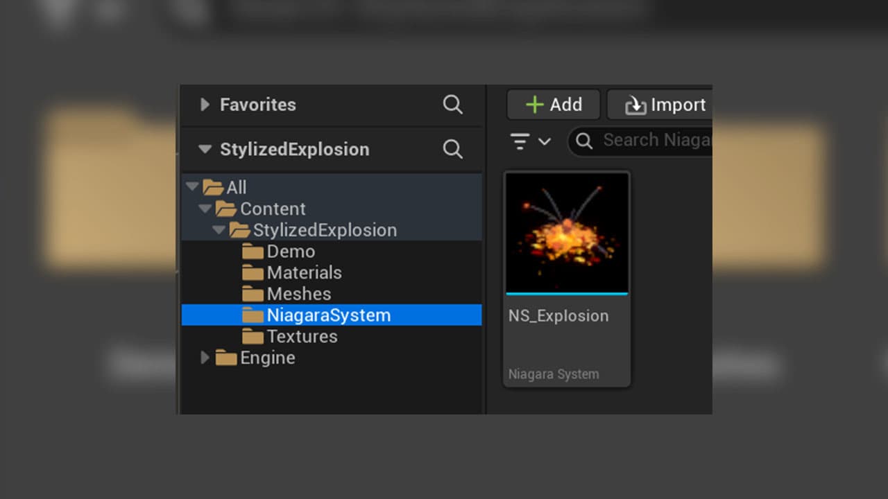 Stylized Explosion